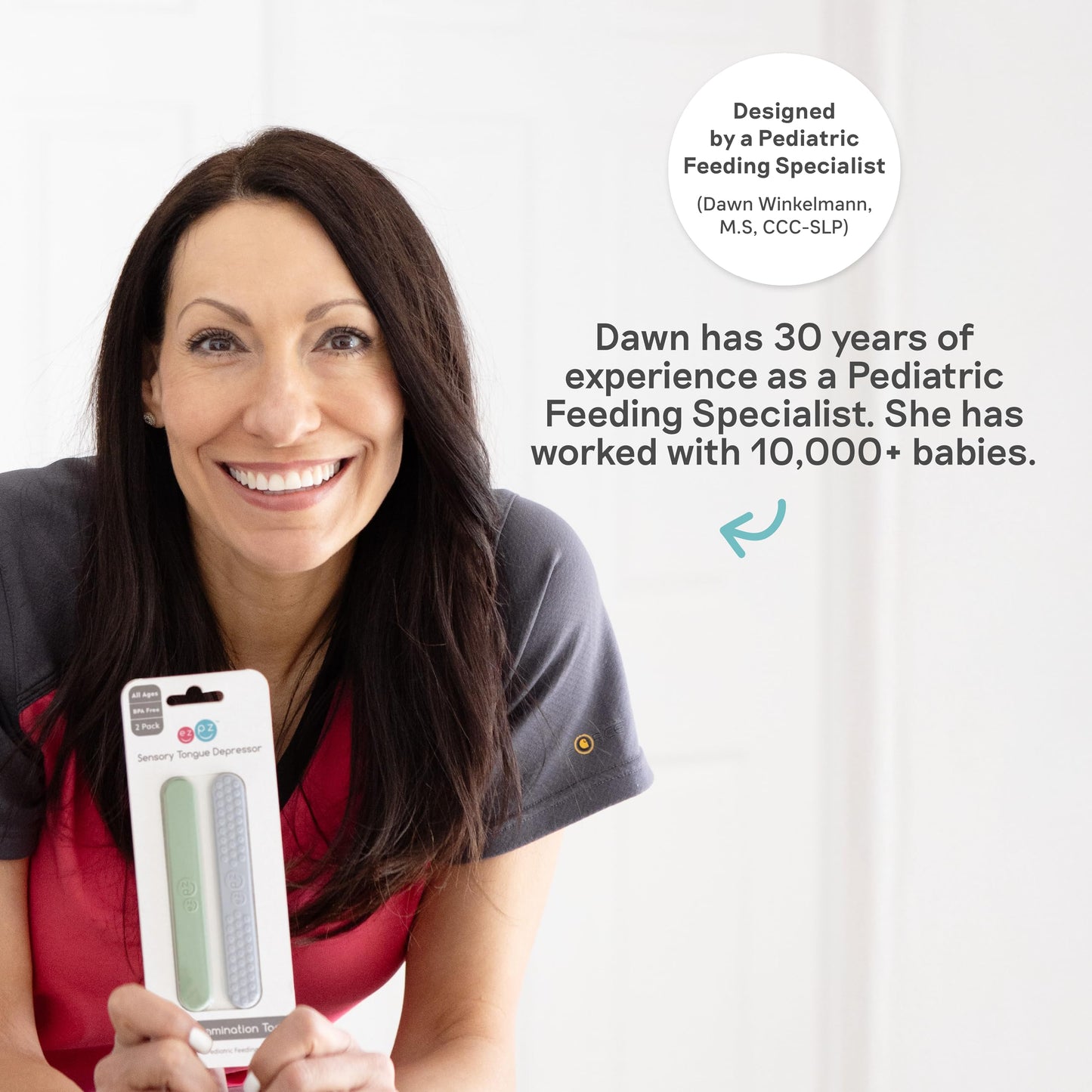 ezpz Tiny Pops (Blush) - 4 Months+ - Popsicle Mold Set with Two Wands for Infants - Baby-Led Weaning + Teething Essentials