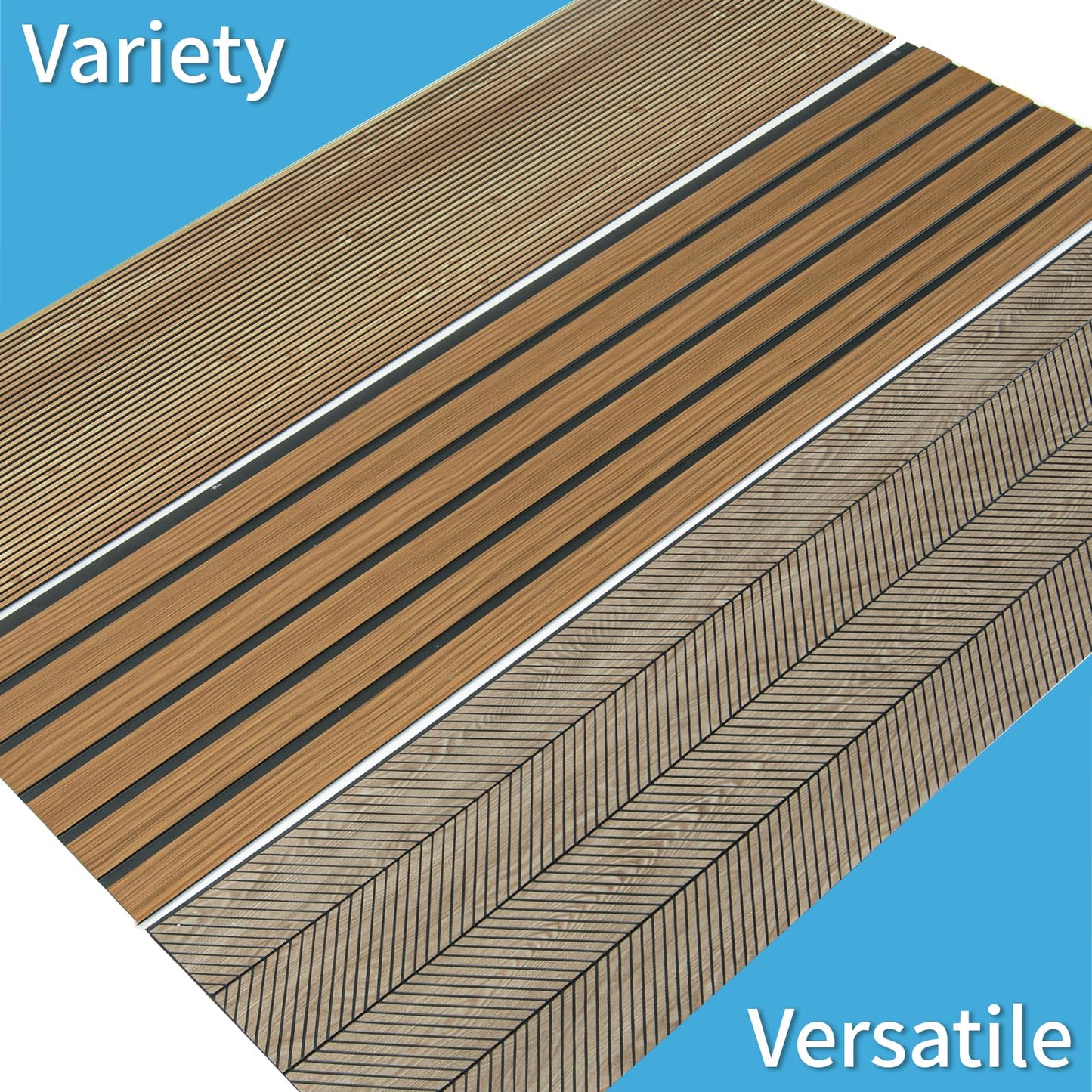 Art3d 4-Pack Glue-On Fine Bar Wainscoting Panel for Interior Wall Decor - 104 x 12 Inch Polystyrene Ultralight Slim Slat Wall Panels for Living Room Bedroom, Rosewood