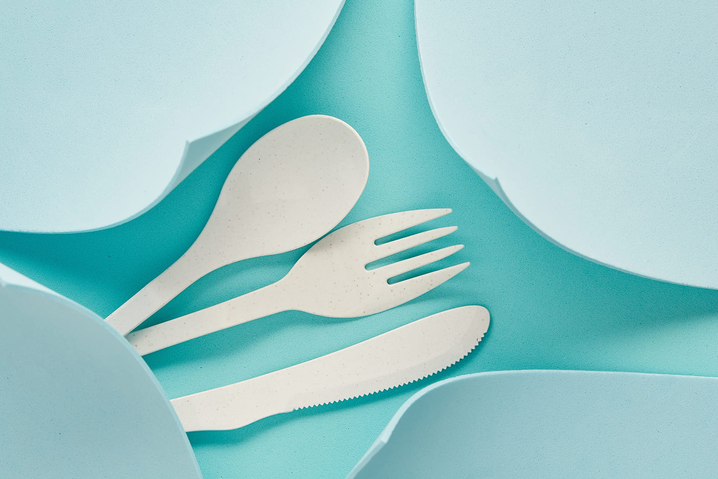 Eco Spoon Open Stock, Bulk, 12 Piece Set, White