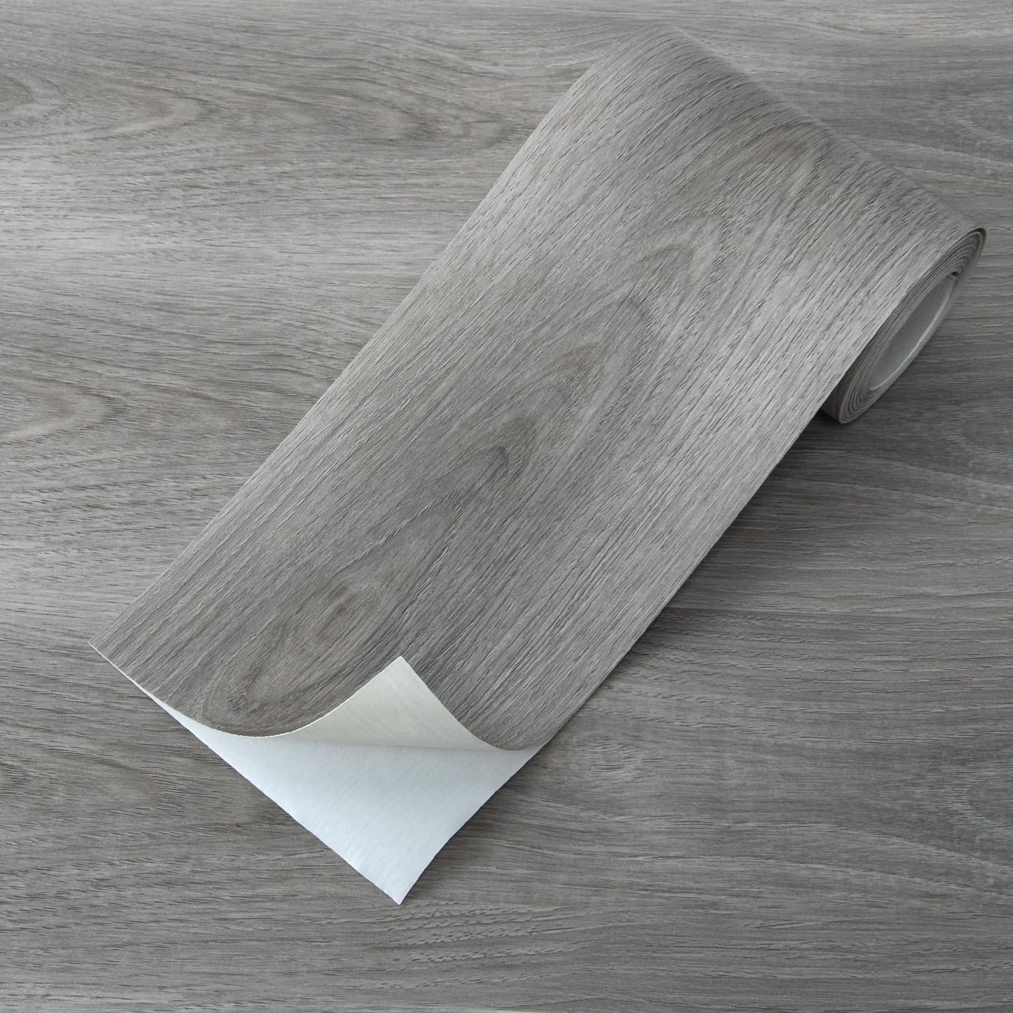 Art3d 15 Sq.ft Peel and Stick Floor Tiles, 10Pcs Luxury Vinyl Plank Flooring Wood Look, 36" × 6" Adhesive and Waterproof Tile Sticker for Bedroom, Living Room, Kitchen, Gray