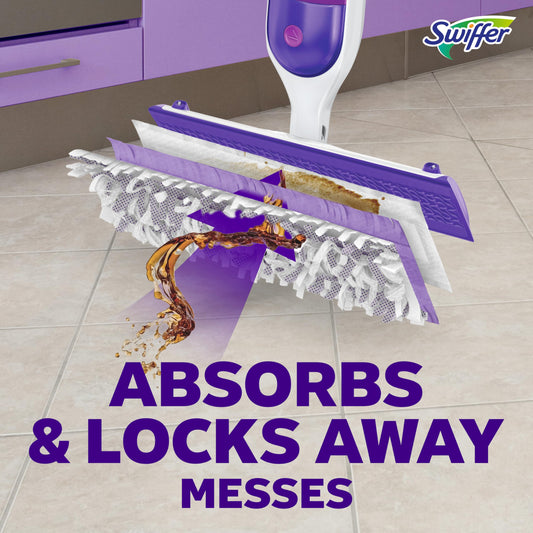 Swiffer PowerMop Multi-Surface Mopping Pad Refills for Floor Cleaning, 11 Count