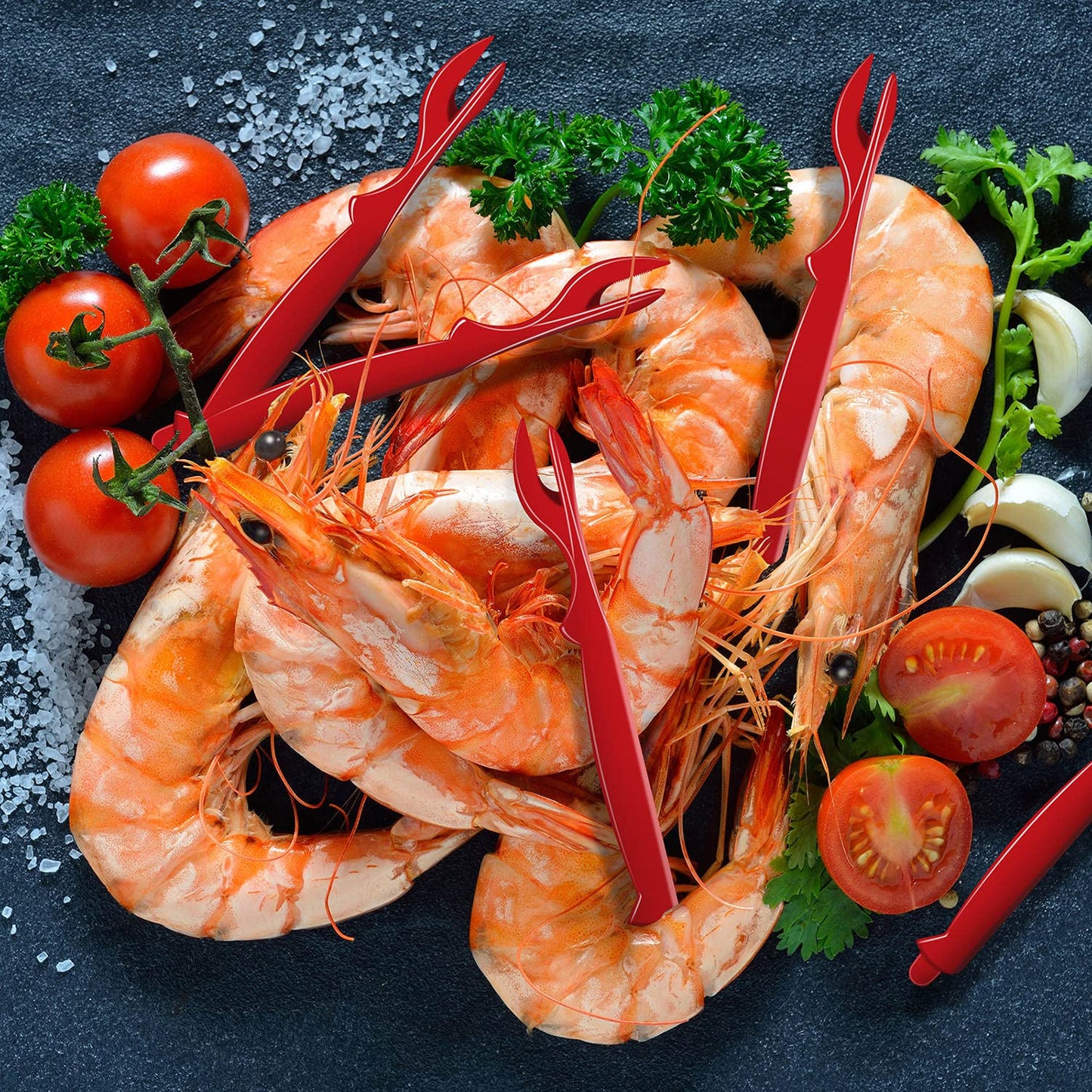 20Pcs Crab Legs Crackers - Crackers Picks Tools Set for Lobster, Crab, Crawfish, Prawns, Shrimp, Easy Opener Shellfish Picks Knife, Seafood Tools