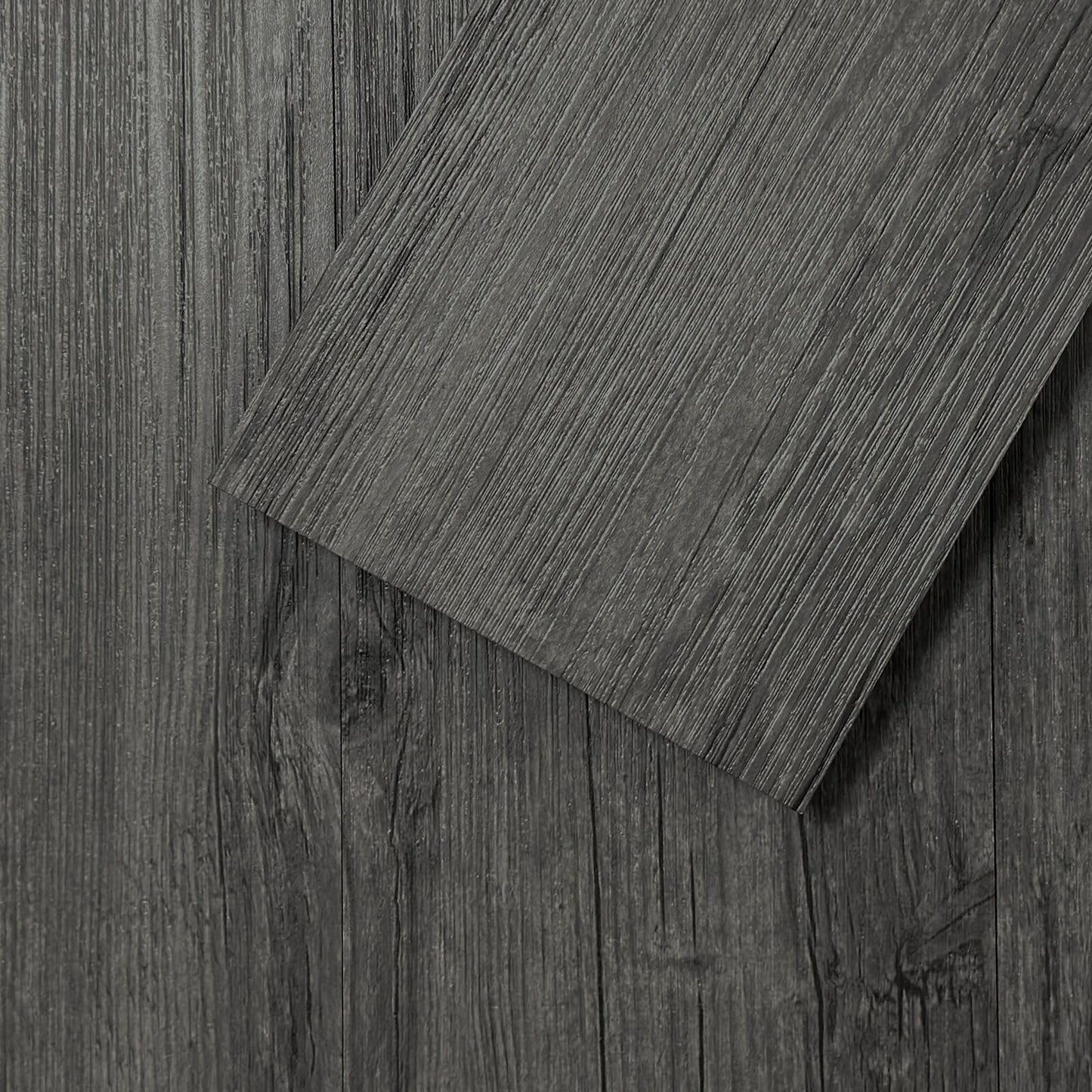 MULGREAT Peel and Stick Floor Tile, 54 Sq.Ft Self Adhesive Vinyl Flooring Plank, 36 Pieces Waterproof Heavy Duty Wood Grain Tiles, 36"x6" DIY Planks for Apartment Bathroom, Wooden Knot Pattern