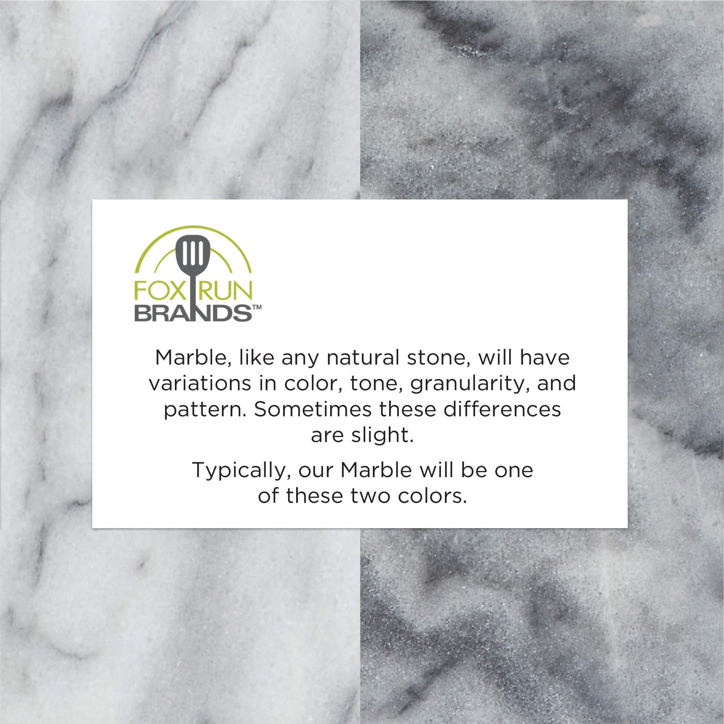 Fox Run Marble Pastry Board White, 16 x 20 x 0.75 Inch Natural White Marble Dough Board