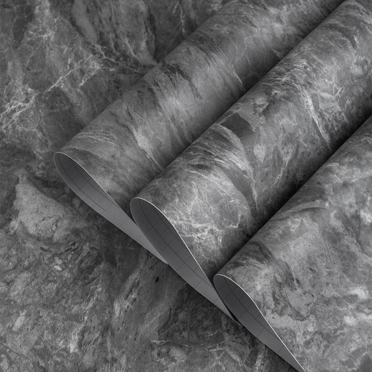 Gray Granite Wallpaper Peel Stick Matte Thick Marble Contact Paper for Countertop 16 x 354 inch Waterproof Oil Proof Self Adhesive Furniture Stickers Kitchen Counter Shelf Liner Wall Vinyl Decorative