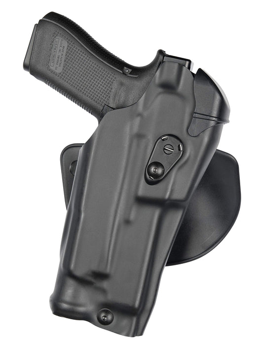 Safariland 6378RDS Automated Locking System Duty Holster, Red Dot Sight Compatible, STX Tactical Black, Right Hand, Fits: S&W M&P 5IN Surefire X300U