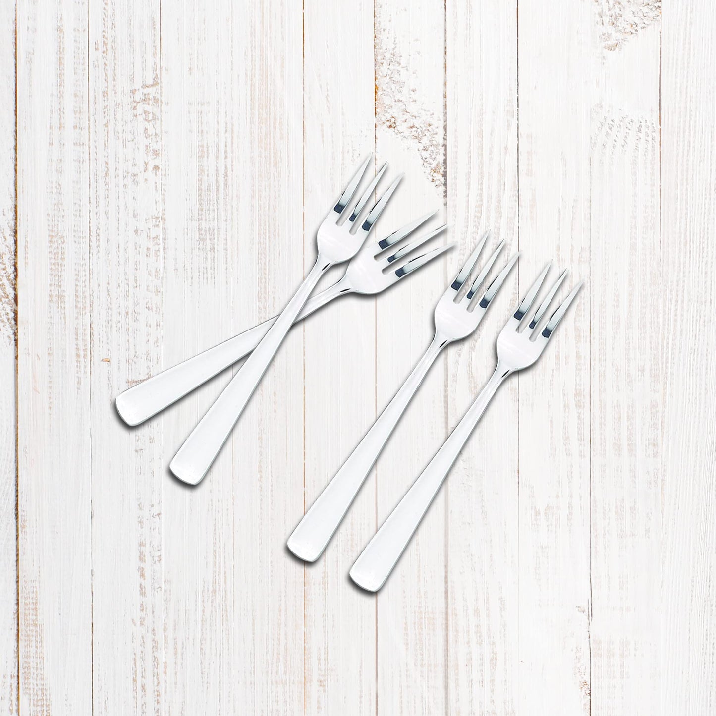 Maine Man Oyster Seafood Cocktail Appetizer Fork, Japanese18/8 Stainless Steel, Set of 4