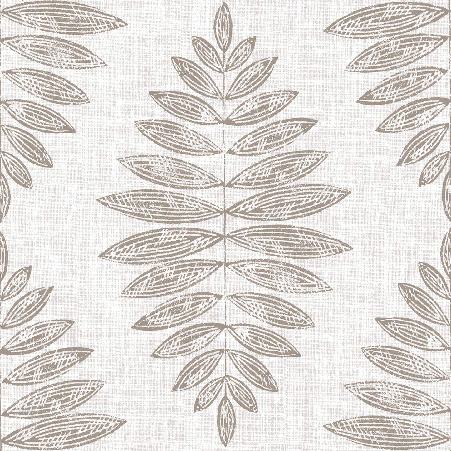 FloorPops Foliage Peel and Stick Floor Tiles, Neutral, Botanical Vinyl Floor Tiles, Water Resistant, 12 in x 12 in, Pack of 10